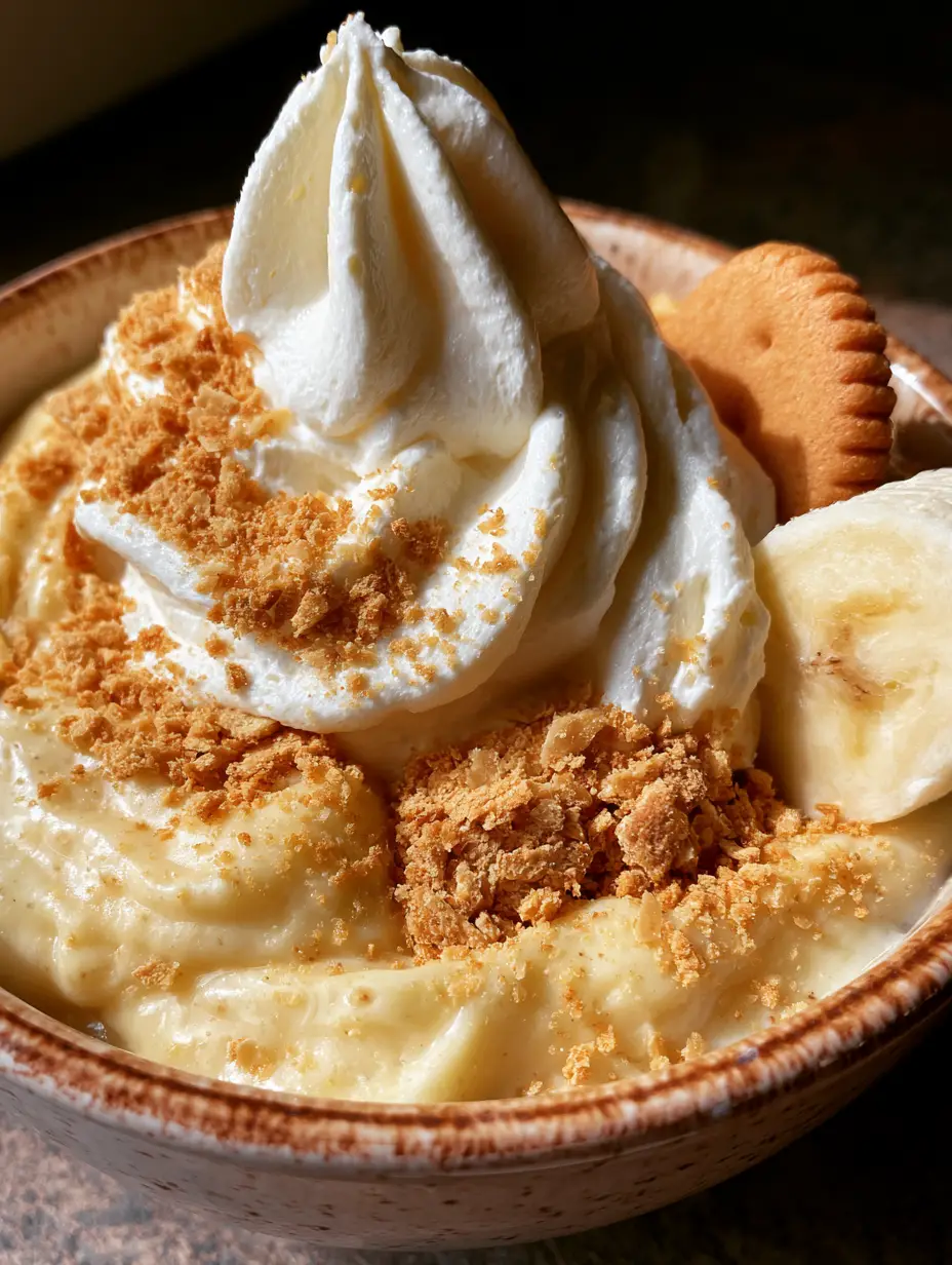 Textura detallada de la crema de plátano amarilla pálida y los picos blancos de crema batida. (betún de plátano)
